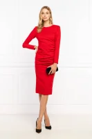 Obleka Elisabetta Franchi 	rdeča	